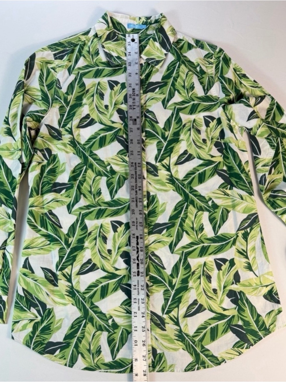 J. McLaughlin Botanical Resortwear Lois Blouse Small - Picture 7 of 7